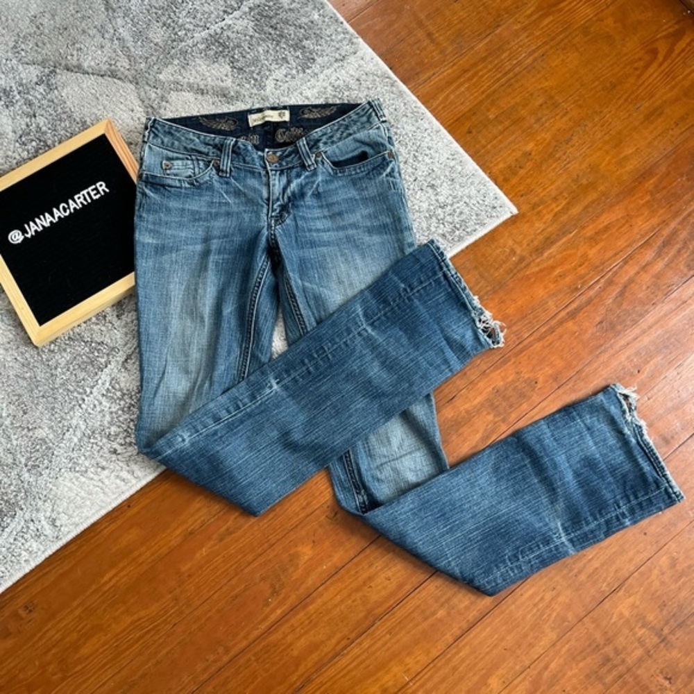 J & Company straight low rise denim jeans